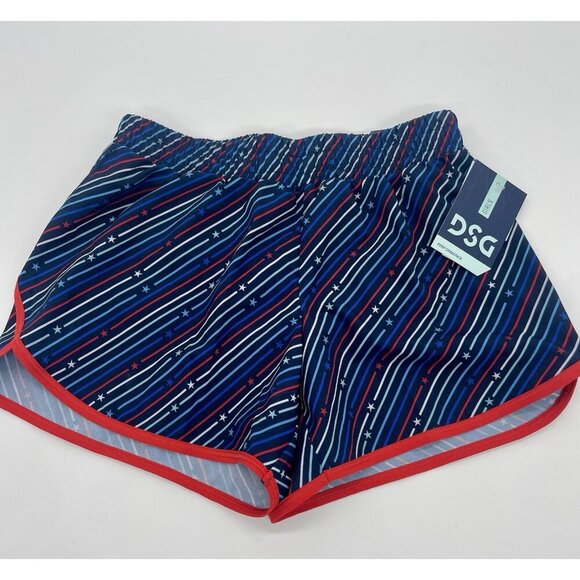 DSG MID RISE Girls Stride Shorts Sz M Running Gym Workout Walking Sport Casual - Picture 2 of 3